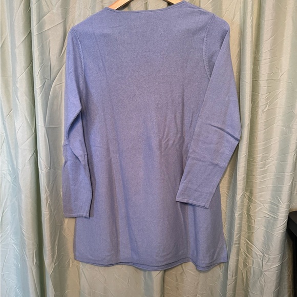 J. Jill Tunic Length V-Neck Sweater - Picture 2 of 10